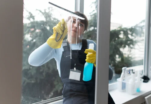Nettoyage de vitres intérieures et extérieures aux Auxons